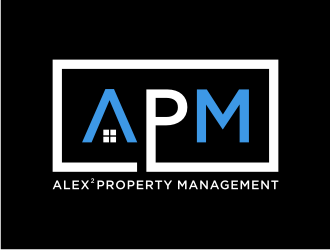 Alex² Property Management logo design by puthreeone