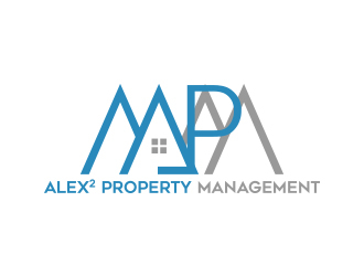 Alex² Property Management logo design by daanDesign