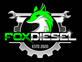 Fox Diesel logo design by DreamLogoDesign