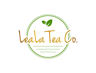 LeaLa Tea Co. logo design by gateout