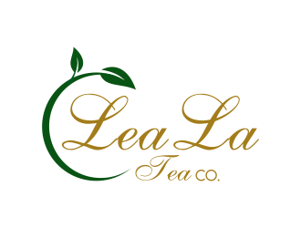 LeaLa Tea Co. logo design by ingepro