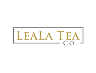 LeaLa Tea Co. logo design by puthreeone