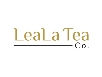 LeaLa Tea Co. logo design by puthreeone