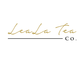 LeaLa Tea Co. logo design by puthreeone
