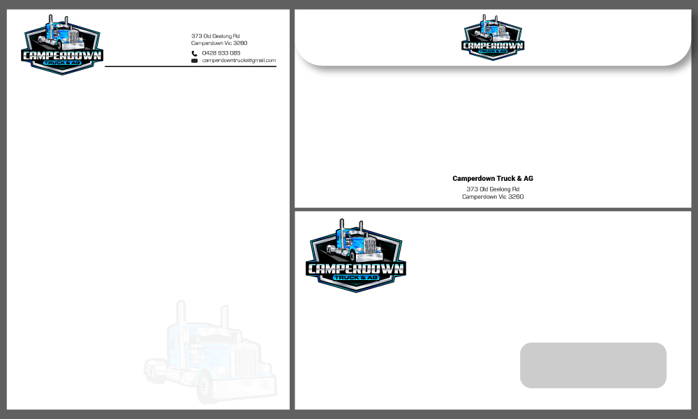 Camperdown Truck & AG logo design by Gelotine