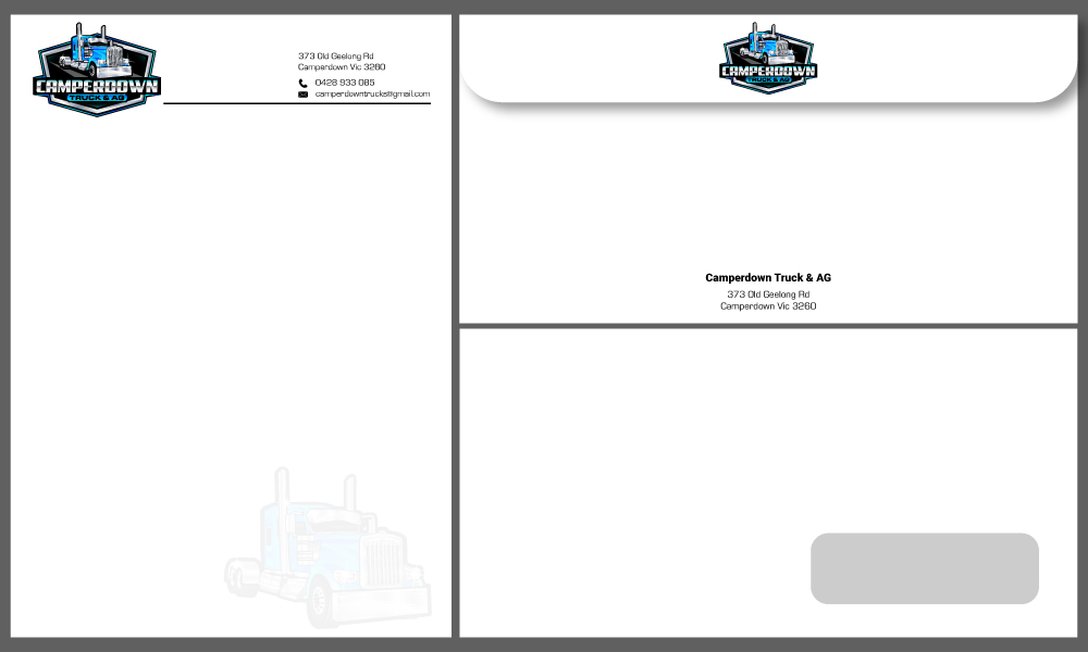 Camperdown Truck & AG logo design by Gelotine