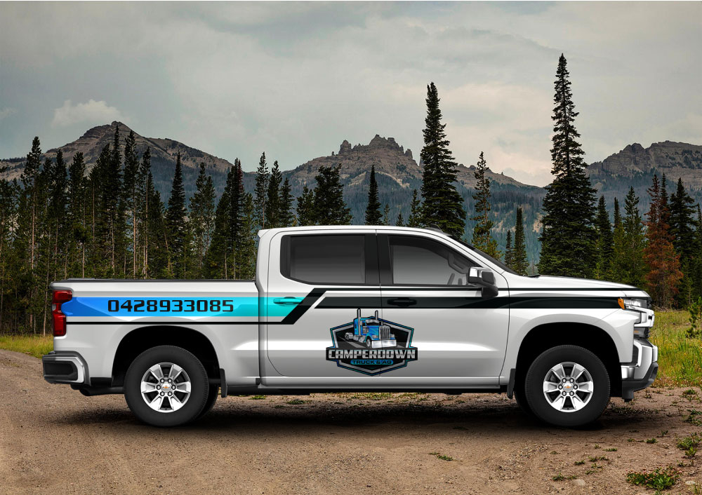 Camperdown Truck & AG logo design by Boomstudioz