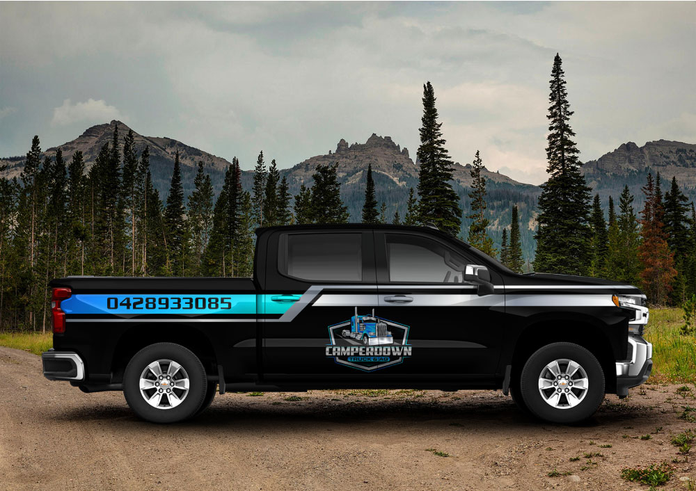 Camperdown Truck & AG logo design by Boomstudioz