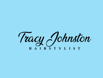 Tracy Johnston Hairstylist logo design by Erasedink