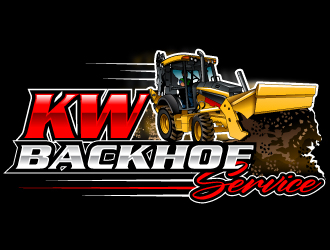KW Backhoe Service logo design by Suvendu