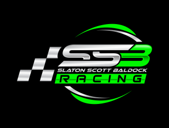 Slaton Scott Baldock Racing logo design by javaz
