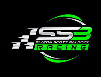 Slaton Scott Baldock Racing logo design by javaz
