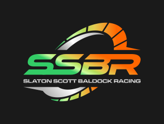 Slaton Scott Baldock Racing logo design by veter