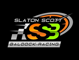 Slaton Scott Baldock Racing logo design by AnandArts