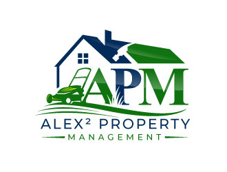 Alex² Property Management logo design by sanworks
