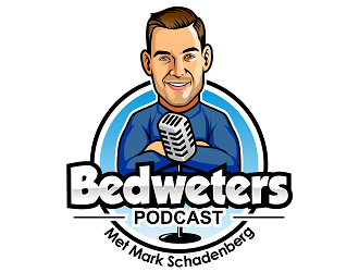 Bedweters Podcast Met Mark Schadenberg logo design by haze