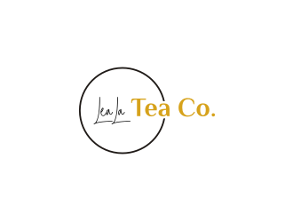 LeaLa Tea Co. logo design by muda_belia