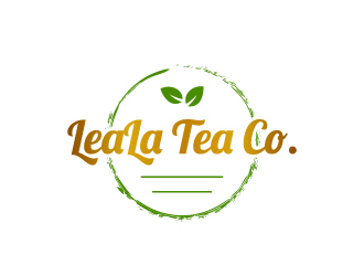 LeaLa Tea Co. logo design by gateout