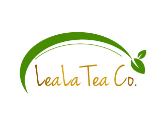 LeaLa Tea Co. logo design by gateout