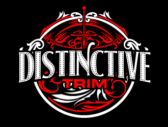 Distinctive Trim  logo design by AamirKhan
