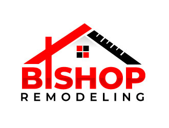 BISHOP REMODELING logo design by MonkDesign