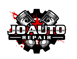 jo auto repair logo design by AamirKhan