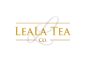 LeaLa Tea Co. logo design by gateout