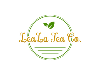 LeaLa Tea Co. logo design by gateout