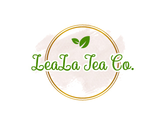 LeaLa Tea Co. logo design by gateout