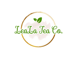 LeaLa Tea Co. logo design by gateout