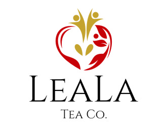 LeaLa Tea Co. logo design by jetzu
