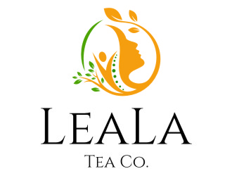 LeaLa Tea Co. logo design by jetzu