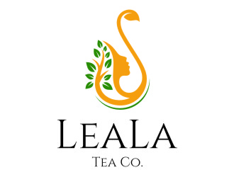 LeaLa Tea Co. logo design by jetzu