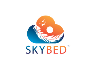 SKYBED logo design by sanu