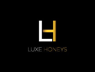 Luxe Honeys logo design by pilKB