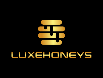 Luxe Honeys logo design by jm77788