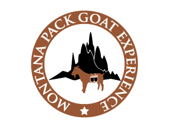 Montana Pack Goat Experience  logo design by pilKB