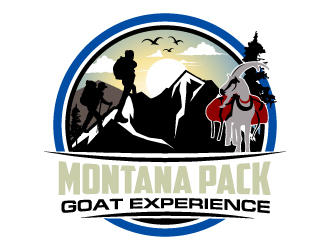 Montana Pack Goat Experience  logo design by uttam