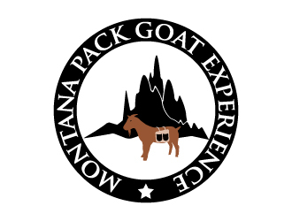 Montana Pack Goat Experience  logo design by pilKB