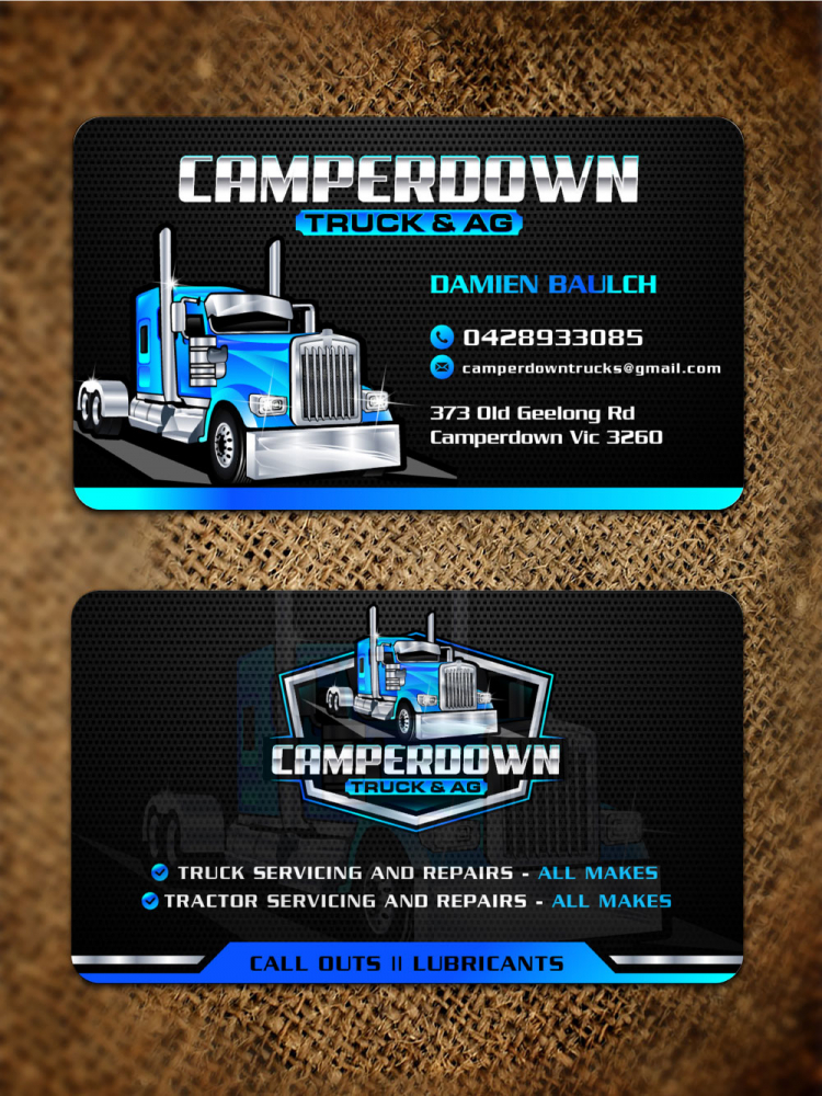 Camperdown Truck & AG logo design by Boomstudioz