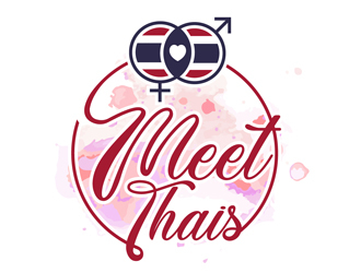 Meet Thais logo design by DreamLogoDesign