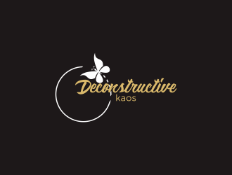 Deconstructive kaos logo design by kurnia