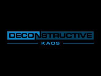 Deconstructive kaos logo design by p0peye