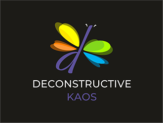 Deconstructive kaos logo design by Logo_Master