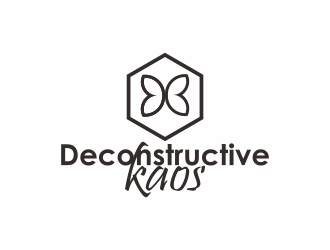 Deconstructive kaos logo design by putriiwe