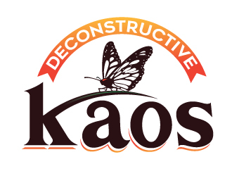 Deconstructive kaos logo design by adwebicon