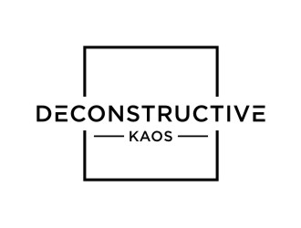 Deconstructive kaos logo design by sabyan