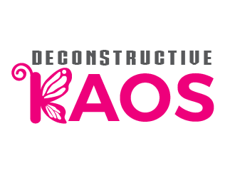 Deconstructive kaos logo design by justin_ezra