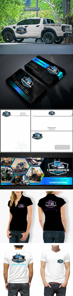 Camperdown Truck & AG logo design by Gelotine