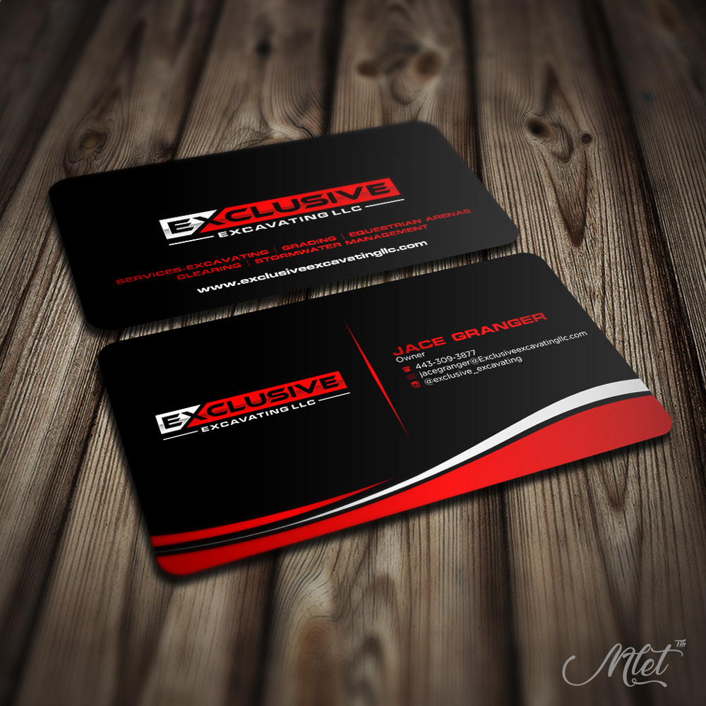 Exclusive Excavating LLC logo design by mletus
